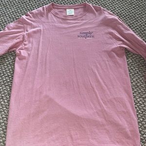 pink simply southern long sleeve